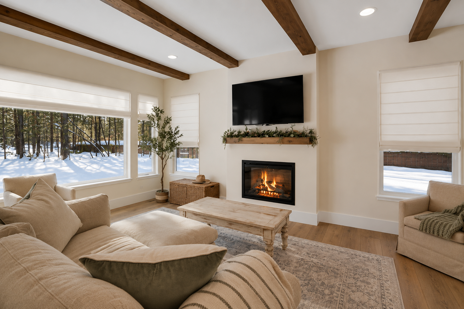 5BR Bend retreat exterior with mountain views